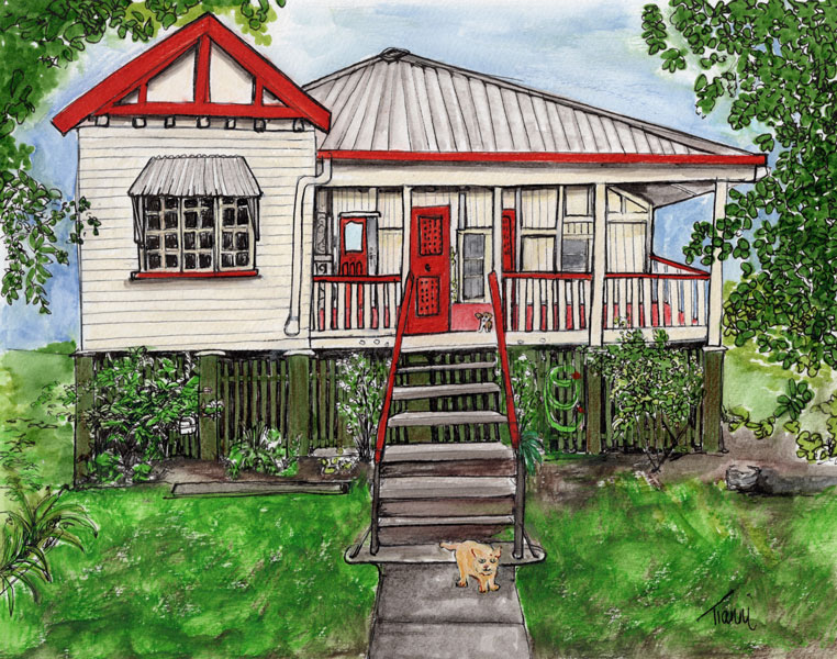 Custom Home & Garden Portrait